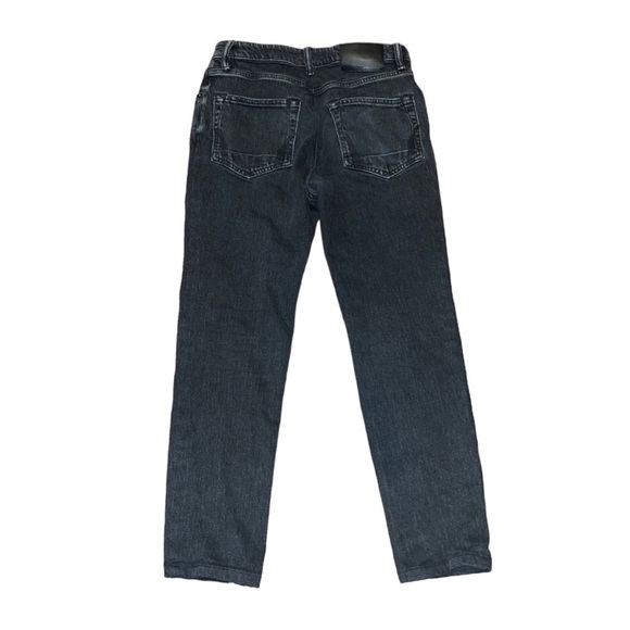Allsaints Dean‎ Washed Black Gray Cropped Slim Fit Jeans - Picture 6 of 10